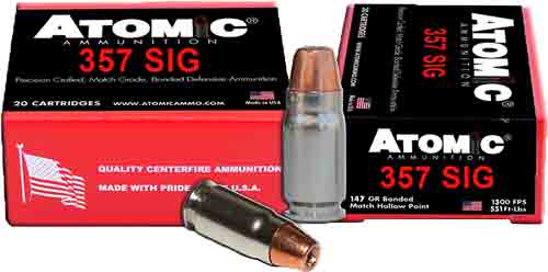 10BX/CS ATOMIC 357 SIG 147GR JHP (20 Round Box)