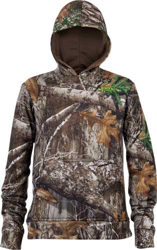 Habit Performance Youth Hoodie - Realtree Edge Medium