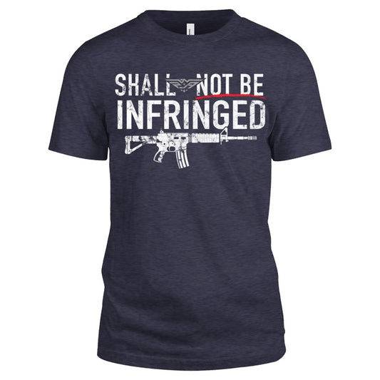 "Shall Not Be Infringed" Front Logo T-Shirt - M
